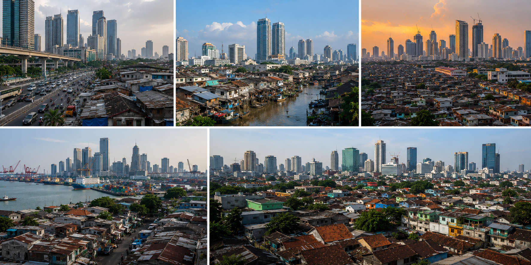 Kota Kota Besar Di Indonesia Dengan Pendapat Tertinggi Namun Rakyatnya Miskin
